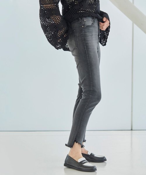 クーポン セール 10 Off Web限定サイズ Xl プレミアムデニムコレクション アシンメトリーカットオフデニムスキニー コーエン Coen Magaseek