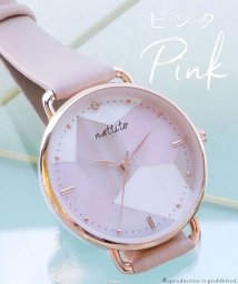 nattito(ナティート)/【メーカー直営店】腕時計 レディース シェルダイアル ルイナ フィールドワーク GY029/ピンク