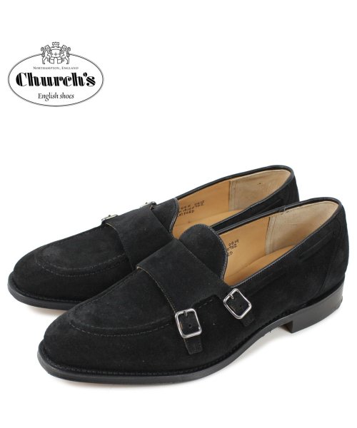 チャーチ Churchs クラットフォード モンクストラップ ローファー メンズ Clatford ブラック 黒 Edb080 チャーチ Churchs Magaseek