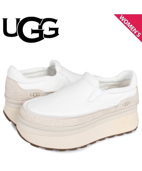 セール Ugg アグ マリン スニーカー スリッポン レディース 厚底 Marin Slip On ホワイト 白 アグ Ugg Magaseek