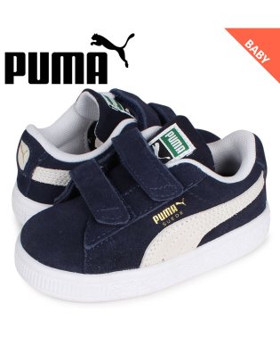 PUMA/プーマ PUMA スウェード クラシック スニーカー ベビー キッズ スエード ベルクロ SUEDE CLASSIC 21 V INF ネイビー 380564－/503899705