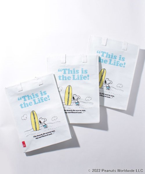 Snoopy スヌーピー ゴミ箱になる トートバッグ Ip ガービッジ3p Peanuts 6v 8199 ｒｏｏｔｏｔｅ Rootote Magaseek