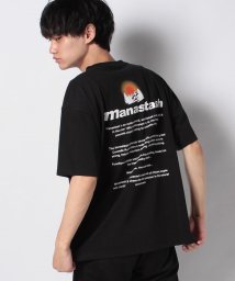 go slow caravan MENS SELECT BRAND(ゴースローキャラバンメンズセレクトブランド)/MANASTASH RECYCLED TEE DAY BREAK/ブラック