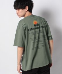 go slow caravan MENS SELECT BRAND(ゴースローキャラバンメンズセレクトブランド)/MANASTASH RECYCLED TEE DAY BREAK/セージ