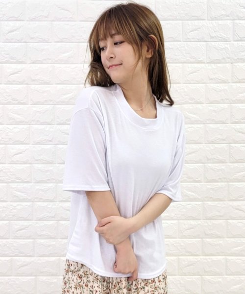 セール シンプル 半袖 無地tシャツ レースレディース Lace Ladies Magaseek