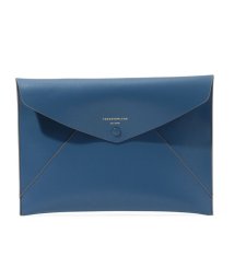 TOMORROWLAND GOODS(TOMORROWLAND GOODS)/TOMORROWLAND リサイクルレザー クラッチバッグ/67ダークブルー