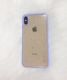 shoppinggo(ショッピングゴー)/iPhoneXS iPhone XS Max　iPhone XR スマホ シリコン ケース クリア 耐衝撃 アイホンXS 5.8inch レディース スマホケー/パープル