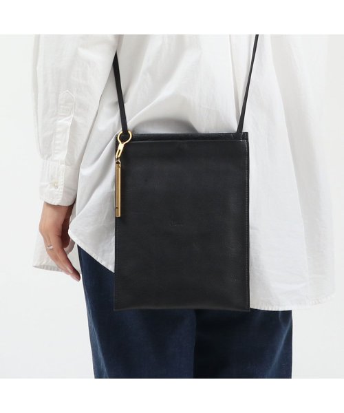 アンサ サコッシュ Ense ショルダーバッグ tate sacoche ミニショルダー ショルダーポーチ 縦型 ミニ 薄型 スリム 斜めがけ 革 S001 