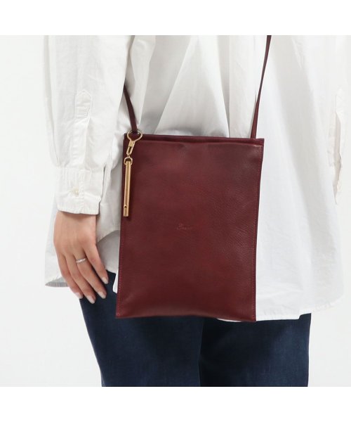 アンサ サコッシュ Ense ショルダーバッグ tate sacoche ミニショルダー ショルダーポーチ 縦型 ミニ 薄型 スリム 斜めがけ 革 S001 