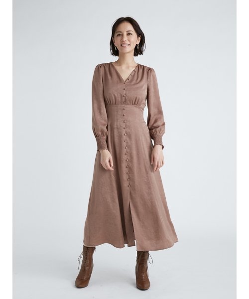 セール ヴィンテージサテンワンピース セルフォード Celford Magaseek