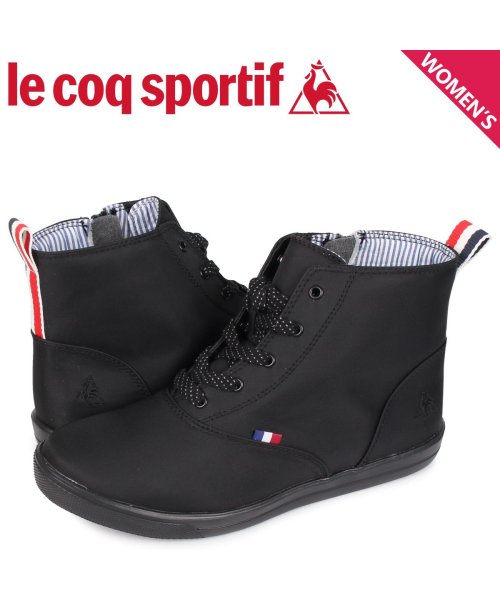 ルコック スポルティフ Le Coq Sportif スニーカー レディース テルナ ブーツ Teluna Boot Sk Mid 2 ブラック 黒 Ql3nj ルコックスポルティフ Lecoqsportif Magaseek