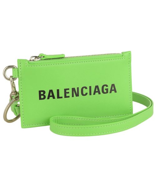 BALENCIAGA(バレンシアガ)/【BALENCIAGA(バレンシアガ)】BALENCIAGA バレンシアガ NECK CASH HOLDER/LIGHTGREEN