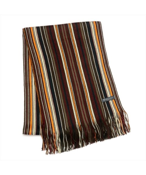 セール マフラー ブラウン系 ストライプ柄 リバーシブル メンズ ウィメンズ Tokyo Shirts Tokyo Shirts Magaseek