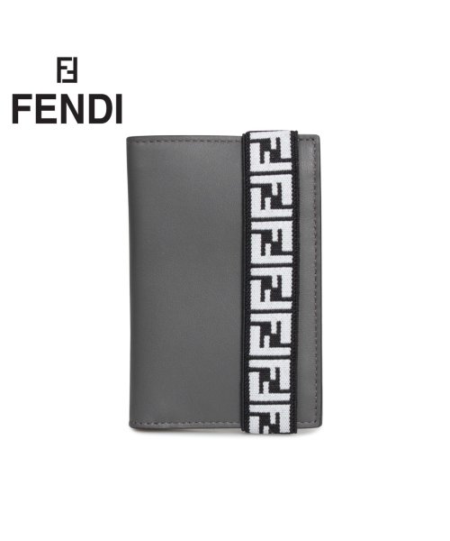 FENDI(フェンディ)/フェンディ FENDI カードケース パスケース 名刺入れ メンズ CARD CASE グレー 7M0265 A8VC [12/5 新入荷]/グレー