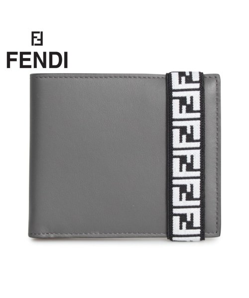 FENDI(フェンディ)/フェンディ FENDI 財布 二つ折り メンズ BI－FOLD WALLET グレー 7M0266 A8VC [12/5 新入荷]/グレー