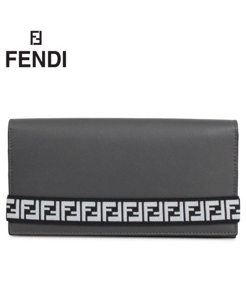 フェンディ Fendi 財布 長財布 メンズ レディース Branded Continental Wallet グレー 7m0268 A8vc 12 10 新 フェンディ Fendi Magaseek