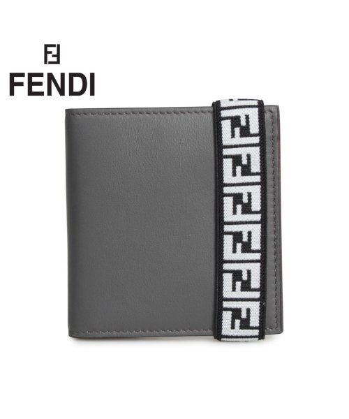 FENDI(フェンディ)/フェンディ FENDI 財布 二つ折り メンズ BI－FOLD WALLET グレー 7M0277 A8VC [12/5 新入荷]/グレー