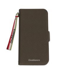 Orobianco(オロビアンコ)/オロビアンコ Orobianco iPhone11 ケース スマホ 携帯 手帳型 アイフォン メンズ レディース サフィアーノ調 PU LEATHER BOOK/カーキ