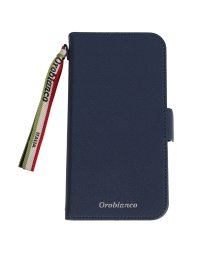 Orobianco(オロビアンコ)/オロビアンコ Orobianco iPhone11 ケース スマホ 携帯 手帳型 アイフォン メンズ レディース サフィアーノ調 PU LEATHER BOOK/ネイビー