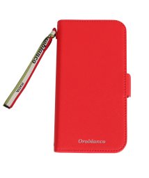 Orobianco(オロビアンコ)/オロビアンコ Orobianco iPhone11 ケース スマホ 携帯 手帳型 アイフォン メンズ レディース サフィアーノ調 PU LEATHER BOOK/レッド