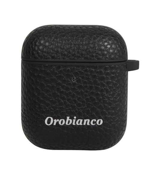 Orobianco(オロビアンコ)/オロビアンコ Orobianco AirPods 2 ケース カバー iPhone アイフォン エアーポッズ メンズ レディース シュリンク PU LEATHE/ブラック
