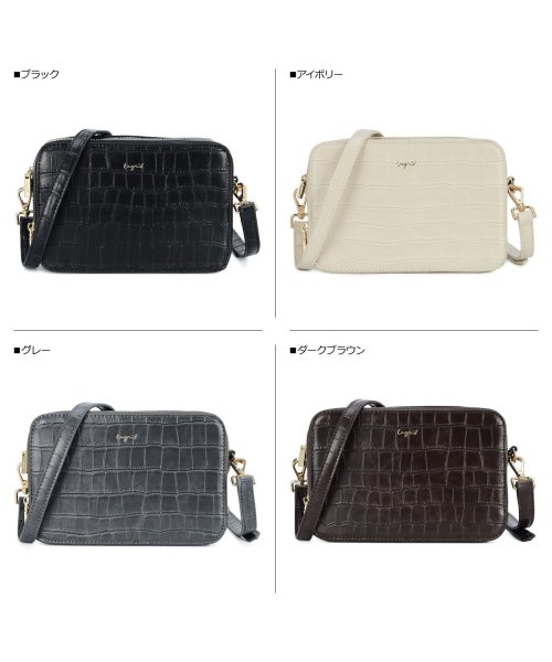 Ungrid(アングリッド)/アングリッド Ungrid バッグ ショルダーバッグ レディース SHOULDER BAG ブラック アイボリー グレー ブラウン ベージュ カーキ キャメル /グレー