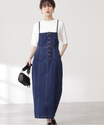 N Natural Beauty Basic(エヌナチュラルビューティベーシック)/デニムサロペットワンピース《S Size Line》/ブルー