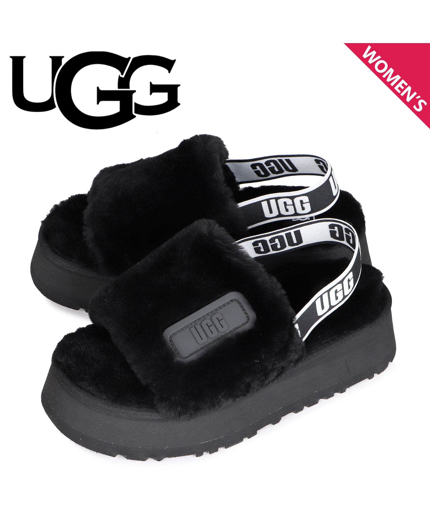 サンダル Ugg Ugg Disco Slide ファー サンダルの通販 By Sa S Shop アグならラクマ ろがゴムな