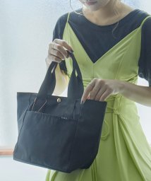 Fashion Letter(ファッションレター)/常温と保冷保温を分けて使えるミニトート！トートバッグ ポーチ付 キャンバス ランチバッグ セパレート 消臭抗菌 エコバッグ コンパクト トート バッグ かばん /ブラック