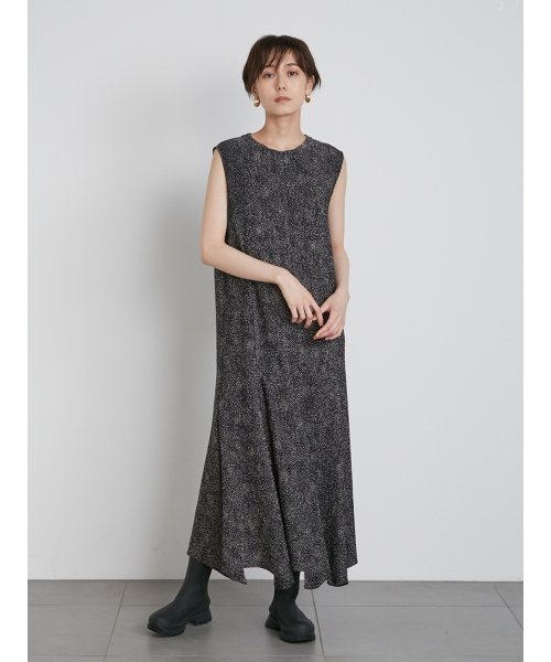 Emmi Atelier アニマルドット柄ヘムラインワンピース Emmi Atelier Emmi Atelier Magaseek