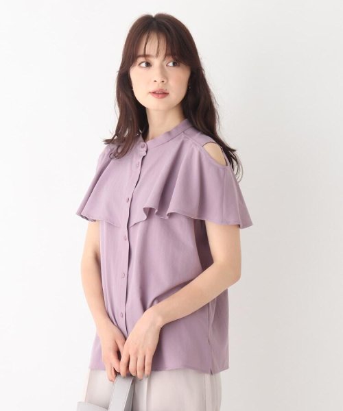 セール クレールツイルオープンショルダーブラウス Web限定サイズ インデックス Index Magaseek