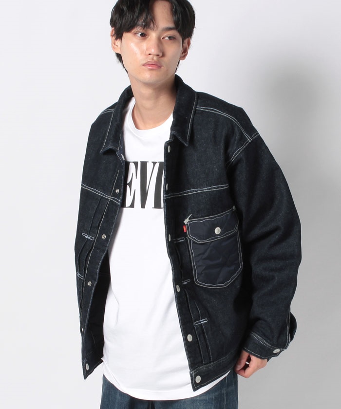 levi's patch pocket trucker jacket