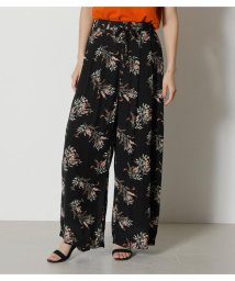 AZUL by moussy(アズールバイマウジー)/FLOWER RELAX PANTS/柄BLK5
