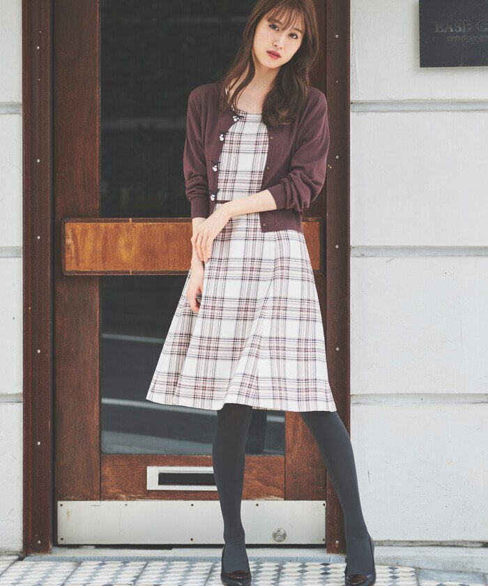 タータンチェックワンピース レッセ パッセ Laisse Passe Magaseek