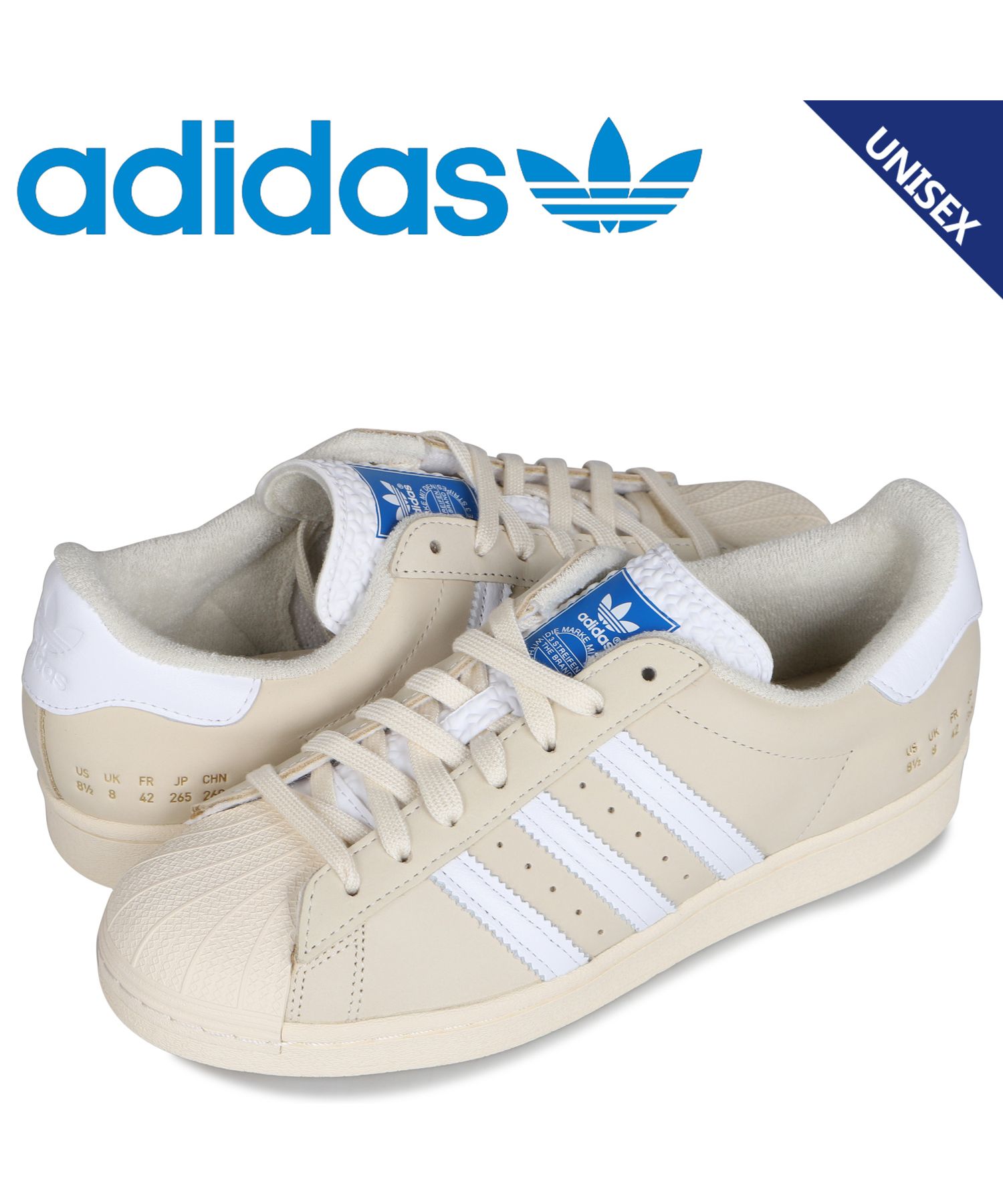 アディダス(adidas) |アディダス オリジナルス adidas Originals スーパースター スニーカー メンズ レディース  SUPERSTAR ベージュ H05658(504194680) - MAGASEEK