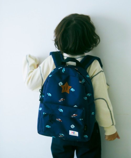 別注 Mei メイ デイパックmサイズカー柄 バッグ グリーンレーベルリラクシング キッズ Green Label Relaxing Kids Magaseek