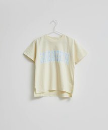 ROPE' PICNIC　KIDS(ロぺピクニックキッズ)/【KIDS】【ガンバレルーヤ×ROPE' PICNIC】カレッジロゴＴシャツ/イエロー（80）