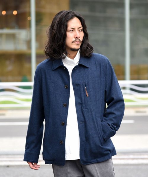 SHIPS MEN(シップス　メン)/SHIPS: スーパー140'S WOOL/SOLOTEX(R) ハイブリッド ジャケット/ブルー