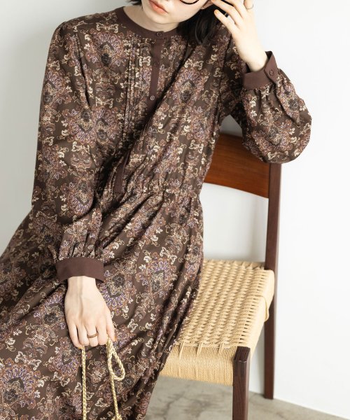 セール 大人プリントロングワンピース ジーラ Geera Magaseek セール 大人プリントロングワンピース ジーラ Geera Magaseek