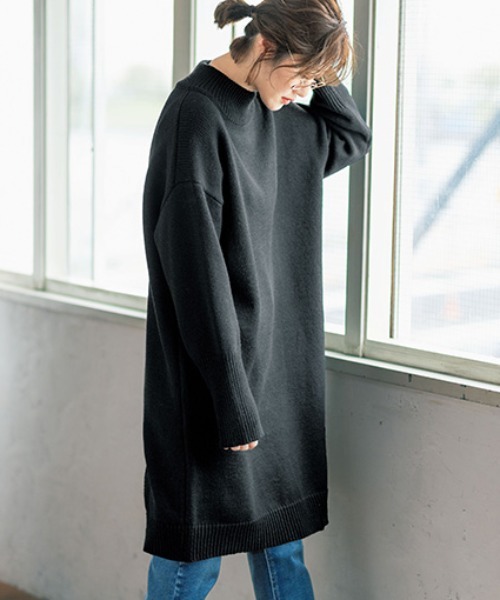 セール ジーラ Geera ハイネックニットワンピース Magaseek