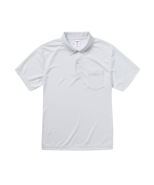 BACKYARD FAMILY(バックヤードファミリー)/ユナイテッドアスレ 4.1オンス ポロシャツ ポケット付/ホワイト