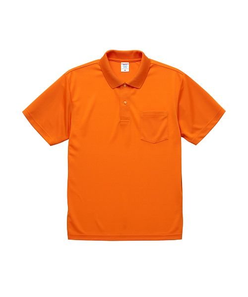 BACKYARD FAMILY(バックヤードファミリー)/ユナイテッドアスレ 4.1オンス ポロシャツ ポケット付/オレンジ