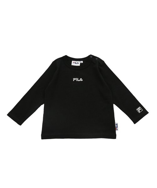 FILA(フィラ)/FILA/フィラ長袖Tシャツ/ブラック系1