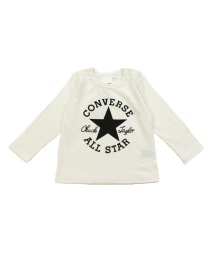 CONVERSE(CONVERSE)/CONVERSE/コンバースロゴ長袖Tシャツ/ホワイト