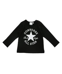 CONVERSE(コンバース)/CONVERSE/コンバースロゴ長袖Tシャツ/ブラック