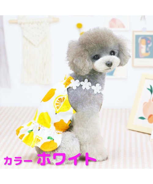 セール 犬 服 犬服 かわいい 夏用 Mowmow スカート ドレス レモン ワンピース おしゃれ 汚れ防止 防虫 防寒 エアコン対策 おしゃれ 春夏 秋冬 Dop00 マウマウ Mowmow Magaseek