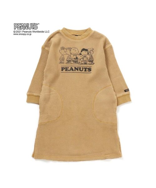 F.O.KIDS(エフオーキッズ)/PEANUTS(ピーナッツ)コラボワンピース/ベージュ