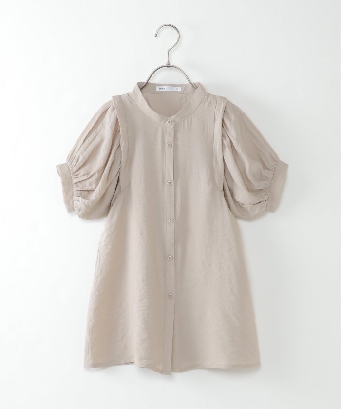 セール キッズ 5分袖バンドカラー前開きワンピース 100 160cm イッカ キッズ Ikka Kids Magaseek