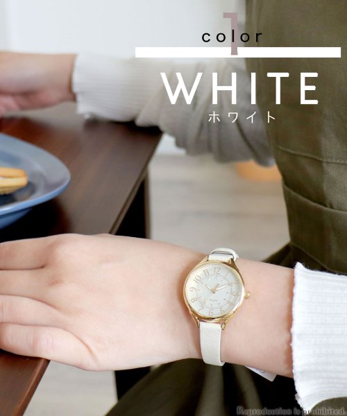 nattito(ナティート)/【メーカー直営店】腕時計 レディース 日本製 蓄光 ホーリー フィールドワーク JP008/ホワイト