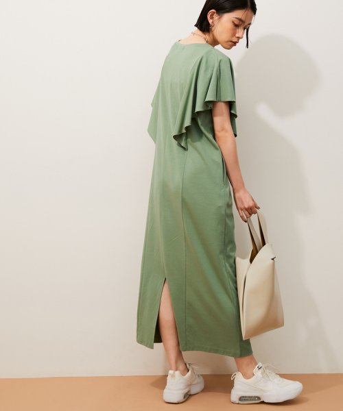 セール アダム エ ロペ Adam Et Rope アウトレット店舗 Web限定 ラッフルスリーブワンピース Magaseek